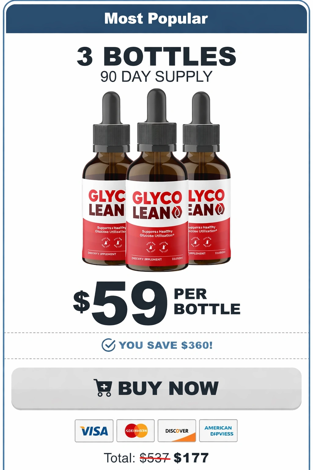 GlycoLean - 3 Bottle